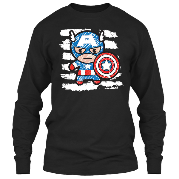 A black t-shirt with the shopify logo