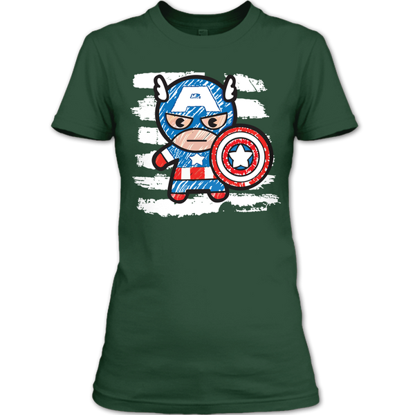 A black t-shirt with the shopify logo