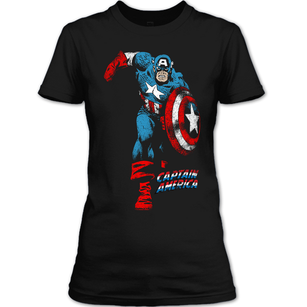 A black t-shirt with the shopify logo