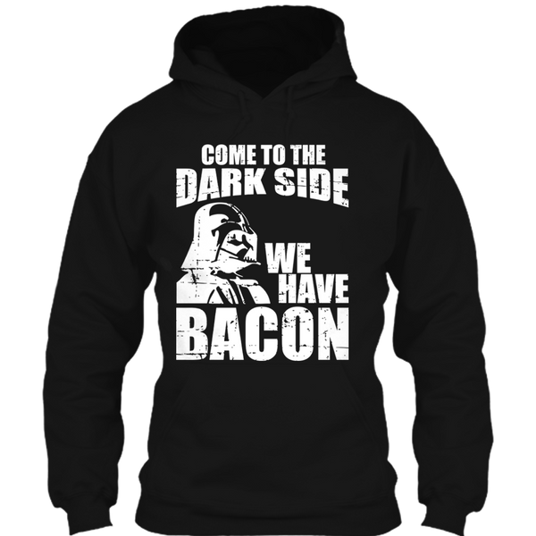 A black t-shirt with the shopify logo