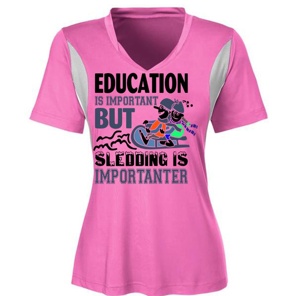 Education Is Important But Sledding Is Importanter T Shirt, Favorite T Shirt