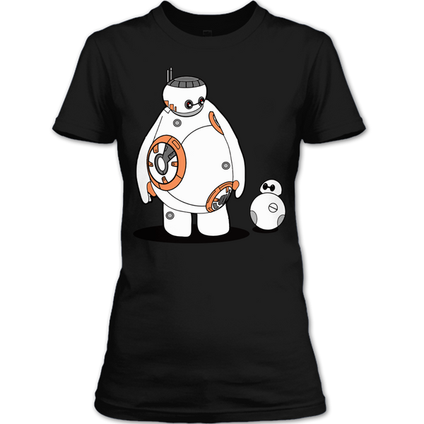 A black t-shirt with the shopify logo