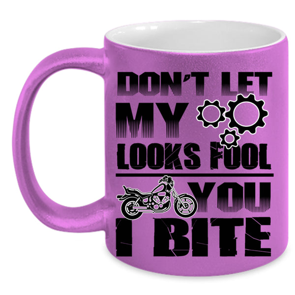 Funny Saying Coffee Mug, Don't Let My Looks Fool You Accent Mug