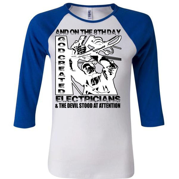 God Created Electricians T Shirt, I Love Electrician T Shirt, Awesome T-Shirts