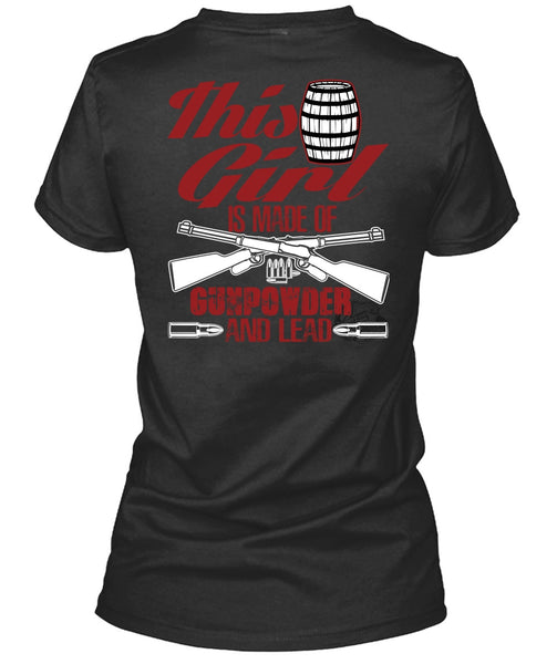 This Girl Is Made Of Gunpowder T Shirt, Being A Veteran T Shirt