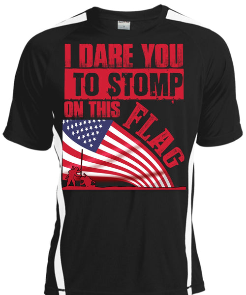 A black t-shirt with the shopify logo