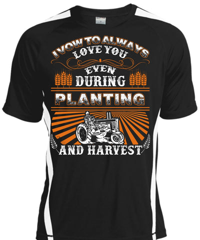 A black t-shirt with the shopify logo