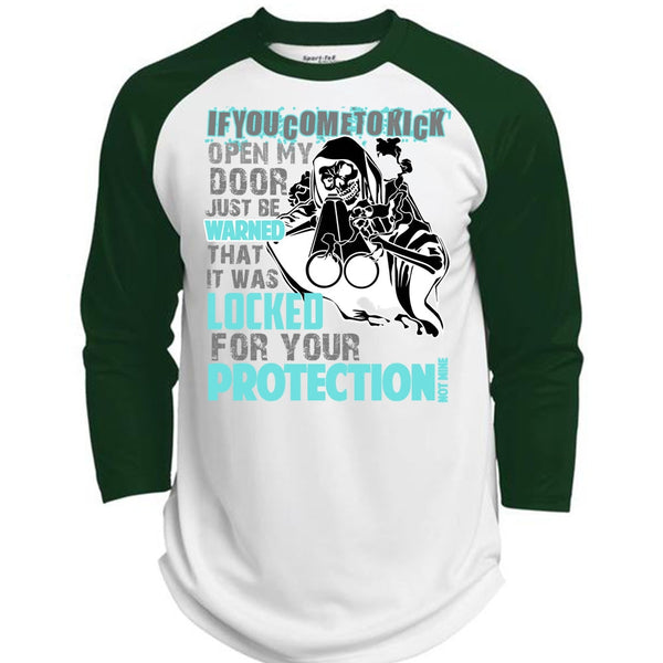 Locked For Your Protection T Shirt, I Love Veteran T Shirt, Awesome T-Shirts  (Polyester Game Baseball Jersey)