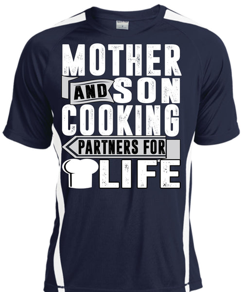 Mother And Son Cooking T Shirt, Partners For Life T Shirt, Cool Shirt