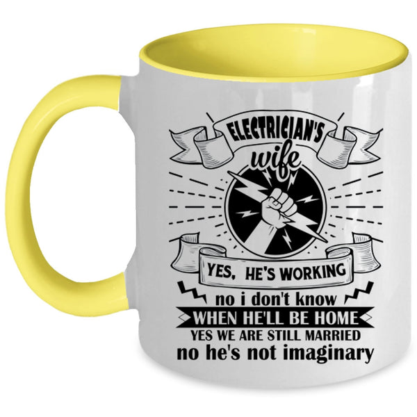 Electrician's Wife Cup, Cool Gift For My Wife Mug