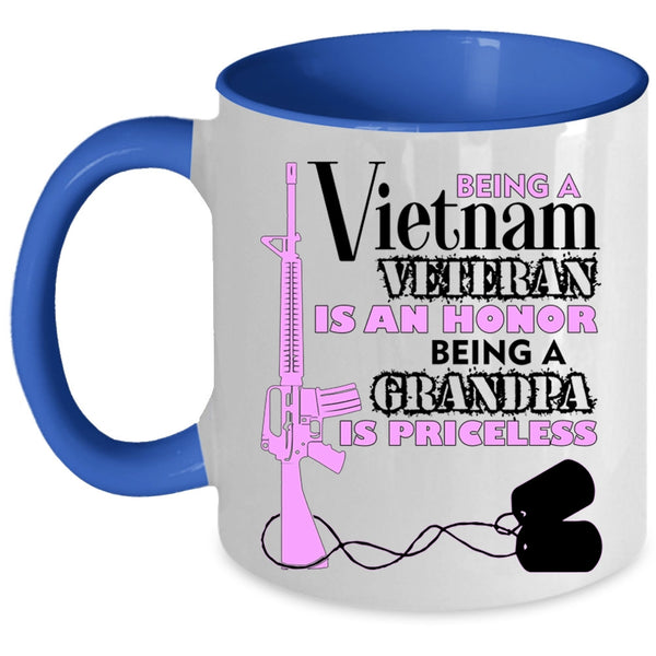 Being A Grandpa Coffee Mug, Being A Vietnam Veteran Accent Mug