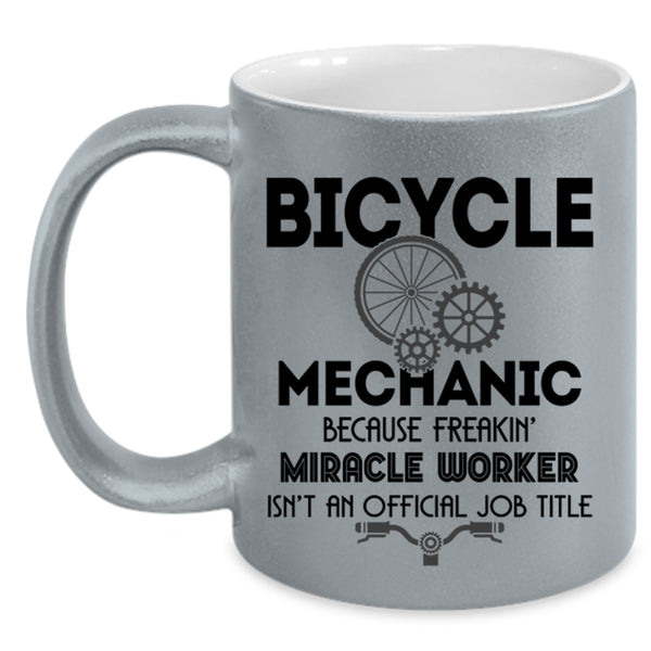 Not An Official Job Title Coffee Mug, Bicycle Mechanic Accent Mug