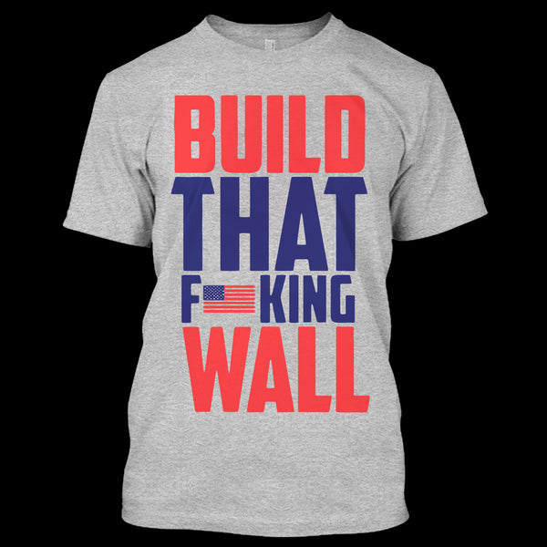 A black t-shirt with the shopify logo