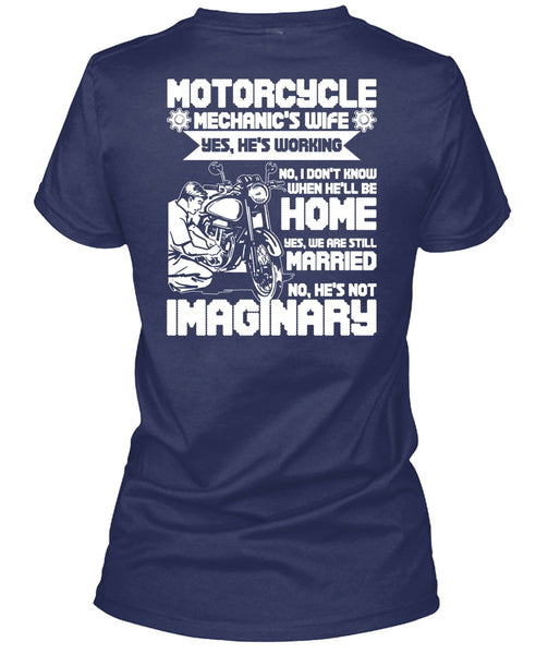 Motorcycle Mechanic's Wife T Shirt, We Are Still Married T Shirt