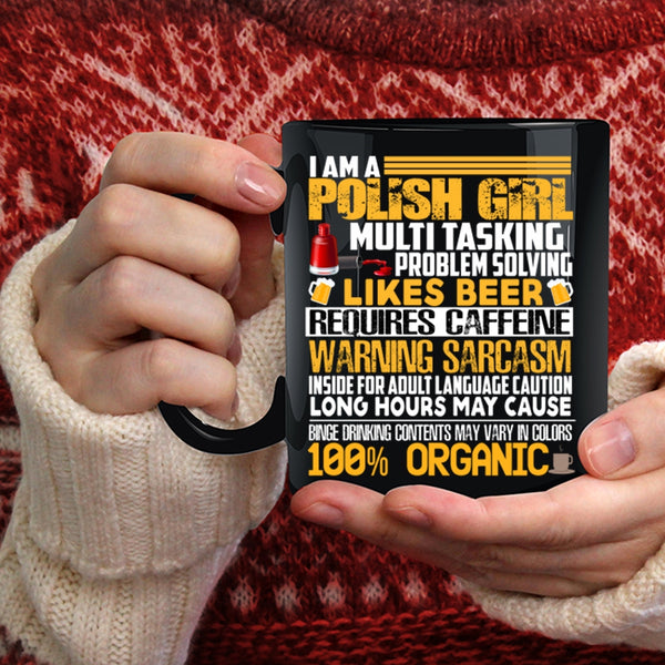 I Am A Polish Girl Coffee Mug, Cute Gift For Polish Girl Coffee Cup