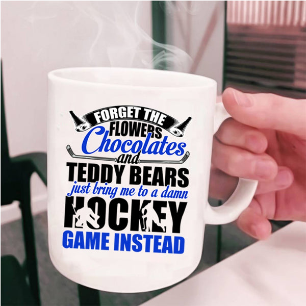 Funny Hockey Coffee Mug, Just Bring Me To A Damn Hockey Cup