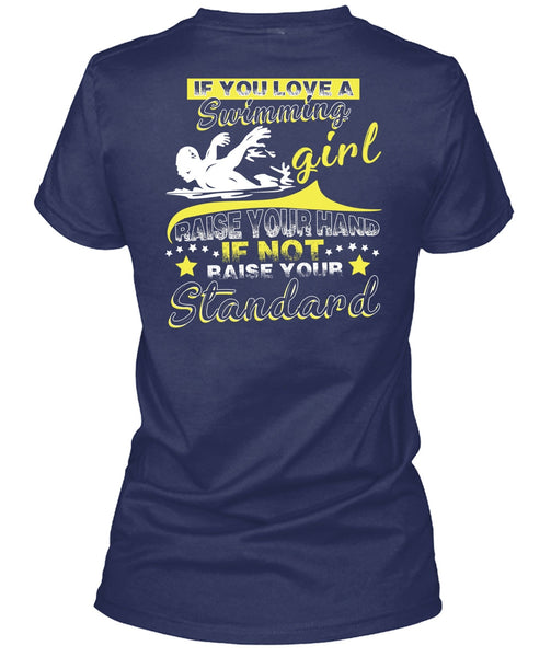 You Love A Swimming Girl T Shirt, Being A Swimmer T Shirt