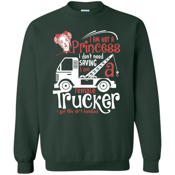 I'm Female Trucker T Shirt, Coolest Trucker Sweatshirt