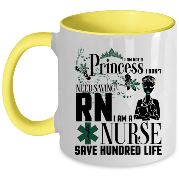 Pretty Daughter Coffee Mug, I Am A Nurse Accent Mug