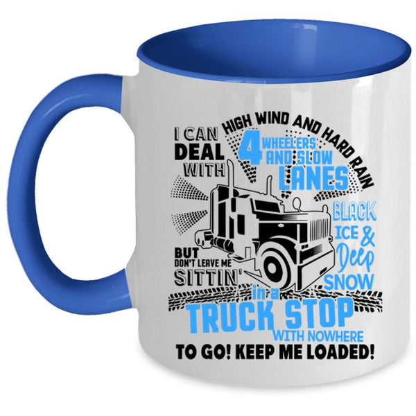 Cool Gift For Trucker Coffee Mug, Funny Truck Driver Accent Mug