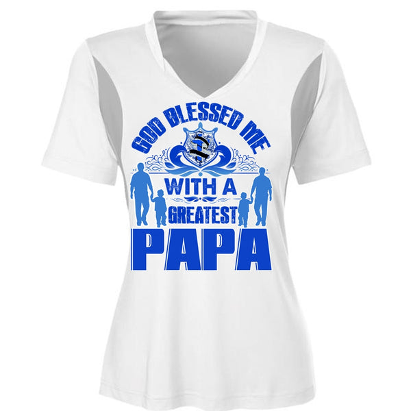 God Blessed Me With A Greatest Papa T Shirt, I Love Papa T Shirt, Awesome T-Shirts
