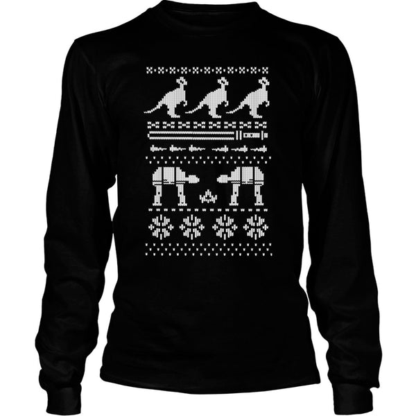 A black t-shirt with the shopify logo