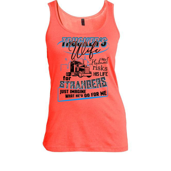 Trucker's Wife T Shirt, Coolest Trucker's Wife Tank Top