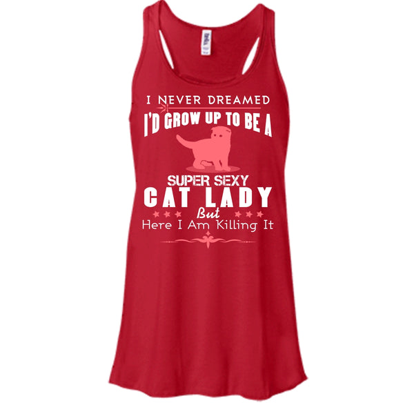 I'd Grow Up To Be A Sexy Cat Lady Shirt, Cool Cat Shirt