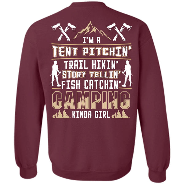 I'm A Tent Pitching T Shirt, I Love Camping Sweatshirt