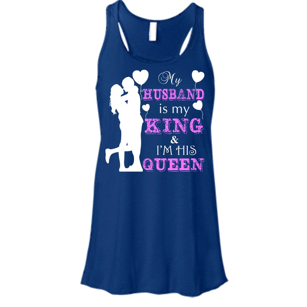 My Husband Is My King T Shirt, I'm His Queen T Shirt, Cool T Shirt