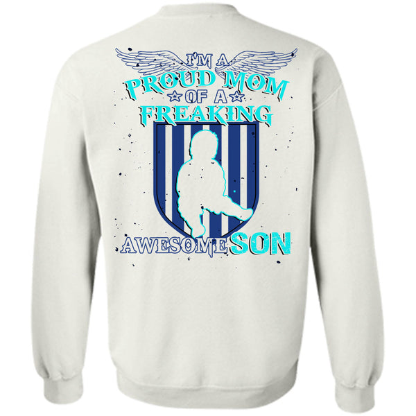 A black t-shirt with the shopify logo