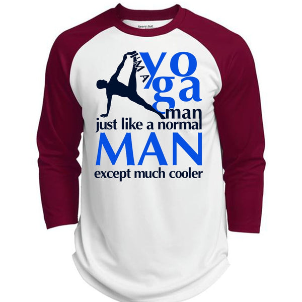 I'm A Yoga Manfe T Shirt, I Love Yoga T Shirt, Awesome T-Shirts  (Polyester Game Baseball Jersey)