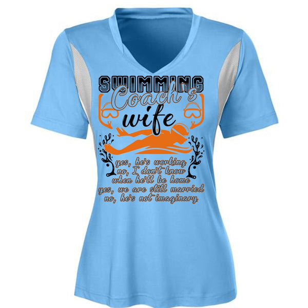 Swimming Coach's Wife T Shirt, I Love Swimming T Shirt, Awesome T-Shirts