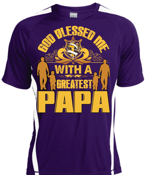 God Blessed Me With A Greatest Papa T Shirt, Being A Papa T Shirt, Cool Shirt