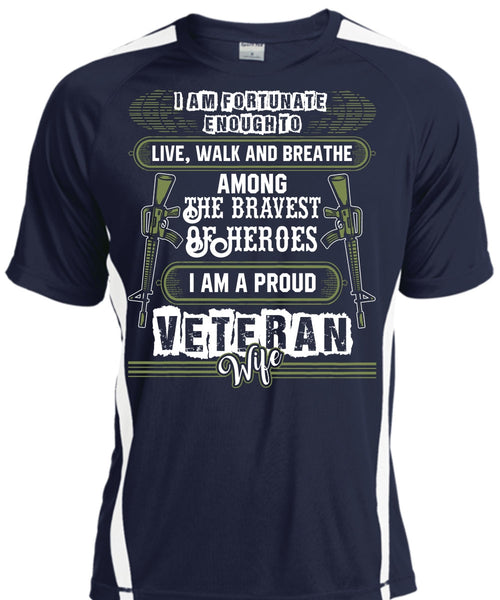 I Am A Proud Veteran Wife T Shirt, Being A Veteran T Shirt, Cool Shirt