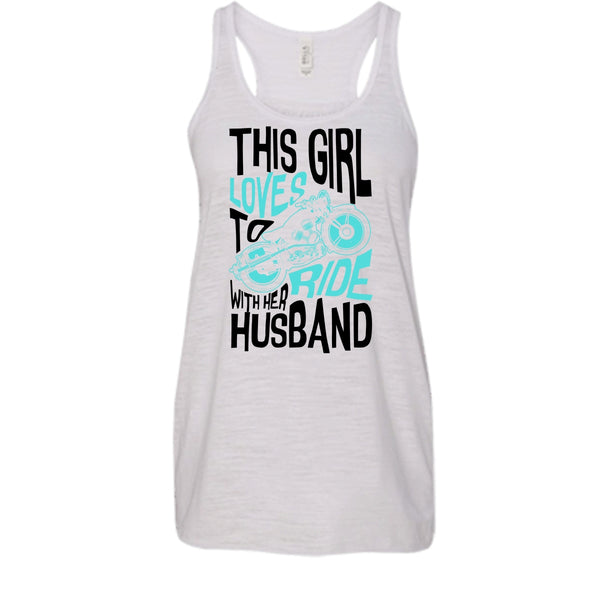 This Girl Loves To Ride With Her Husaband T Shirt, Rider Partners T Shirt, Awesome t-shirts