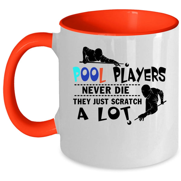 Billiard Coffee Mug, Pool Players Accent Mug