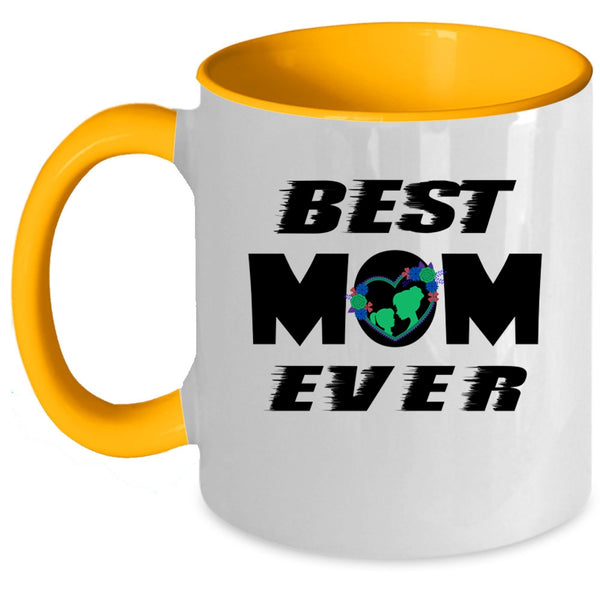 Awesome Mom Coffee Mug, What An Awesome Mom Looks Like Accent Mug