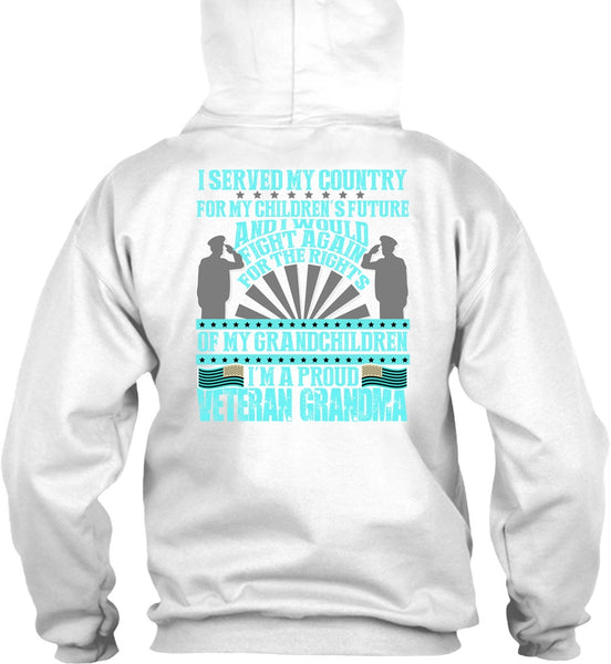 I'm A Proud Veteran Grandma T Shirt, I Love Veteran T Shirt