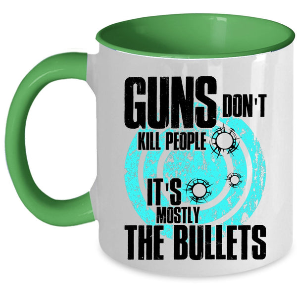 Funny Gift For Gun Owner Coffee Mug, Cool Gunaholic Accent Mug
