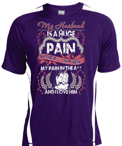 My Husband Is A Huge T Shirt, I Love Him T Shirt, Cool Shirt