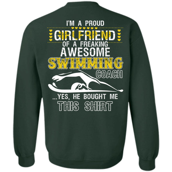 Awesome Swimming Coach T Shirt, I Love Swimming Sweatshirt