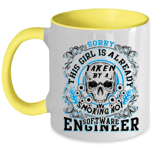 Beautiful Wife Coffee Mug, Taken By A Software Engineer Accent Mug