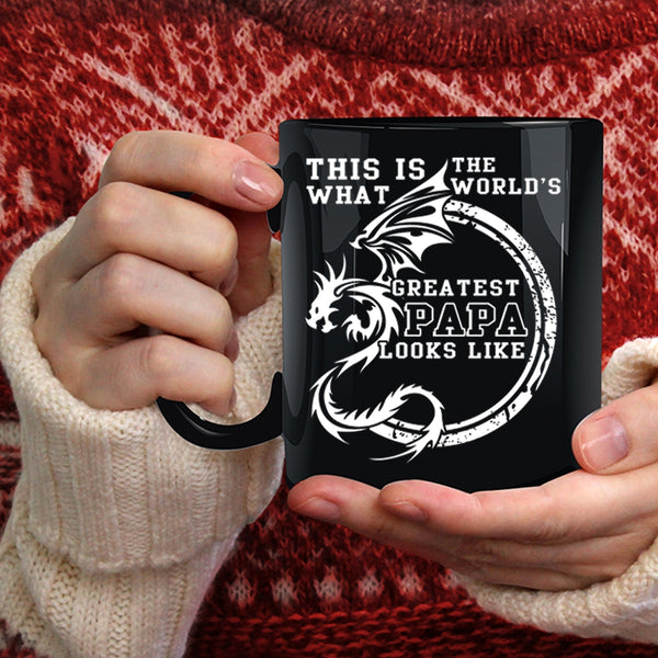 What The World's Greatest Papa Looks Like Coffee Mug, Cool Papa Coffee Cup