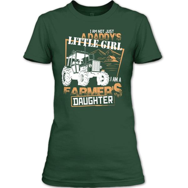 Just A Daddy's Littile Girl T Shirt, I'm A Farmer's Girl T Shirt
