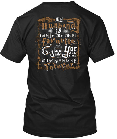 A black t-shirt with the shopify logo