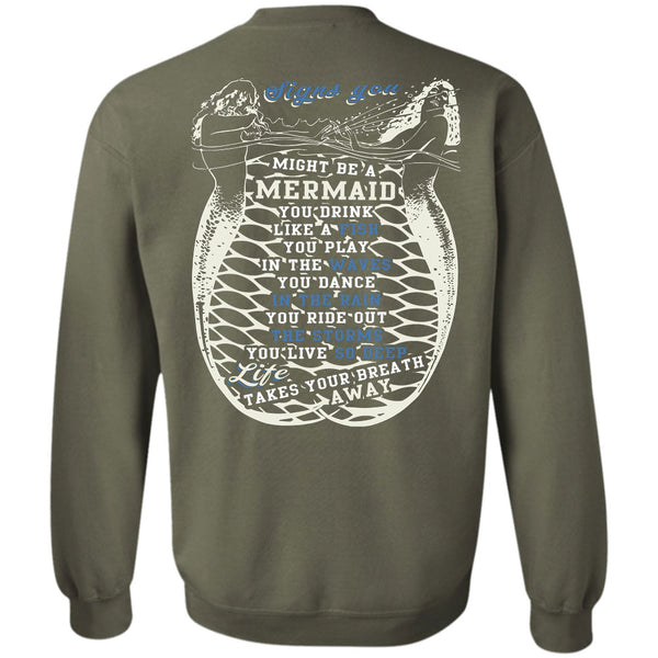 Being A Mermaid T Shirt, I Love Mermaid Sweatshirt