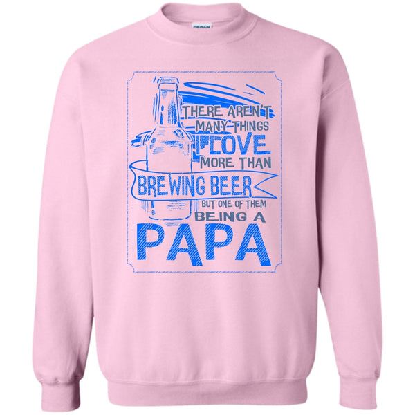 Drinking Dad T Shirt, I Love More Than Brewing Beer Sweatshirt