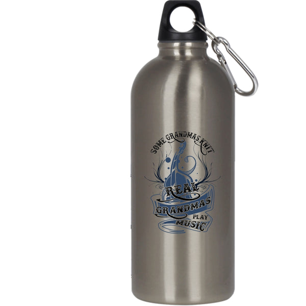 Some Grandmas Knit 20 oz Stainless Steel Bottle,Real Grandmas Play Music Outdoor Sports Water Bottle
