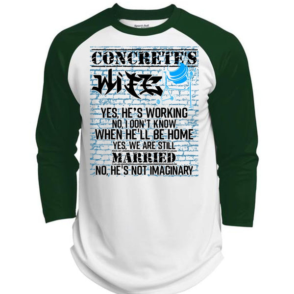 Concrete's Wife T Shirt, I Love My Wife T Shirt, Awesome T-Shirts  (Polyester Game Baseball Jersey)